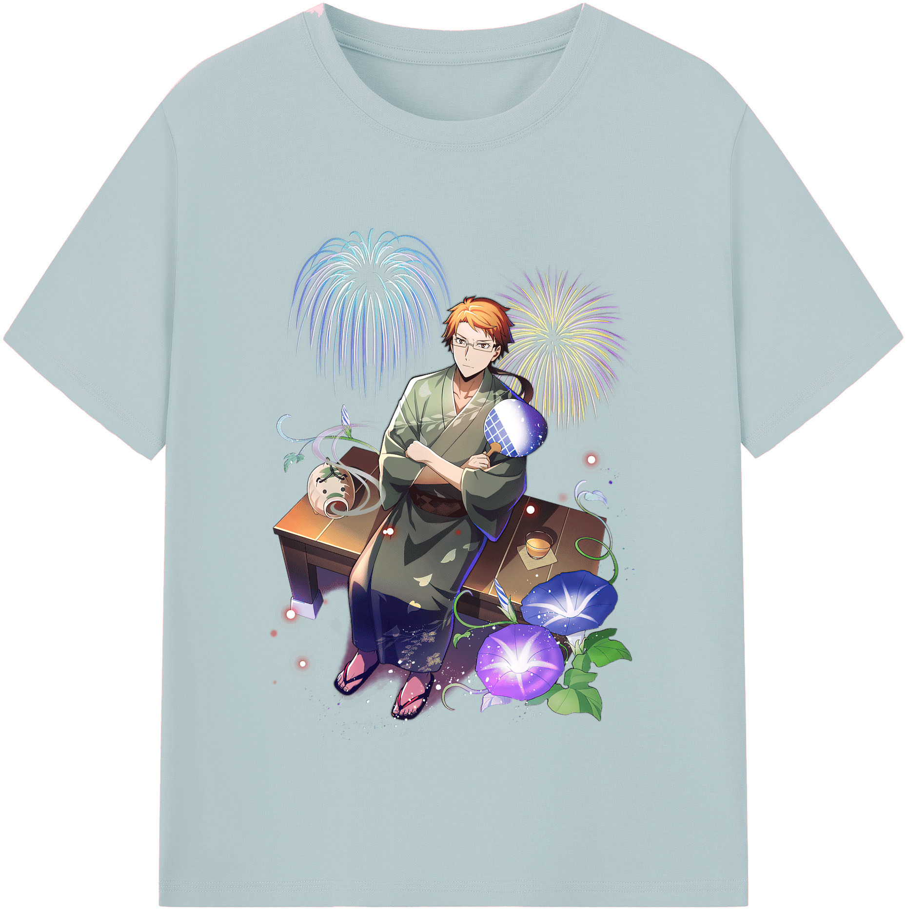 （画像用） 文豪ストレイドッグス Bungo Stray Dogs 綿100％半袖Tシャツ（フロントプリント）